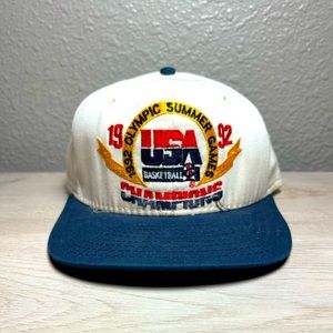 Vintage 1992 Olympics USA Basketball Hat